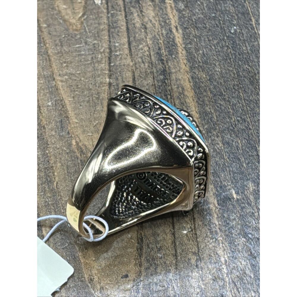 Barse Raja Turquoise Ring-Bronze- 9.75-NWT - Picture 5 of 6
